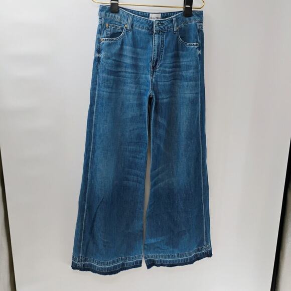 Kujten Wide Leg Blue Jeans - Picture 3 of 12